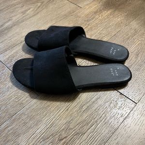 A New Day Suede Slide Sandals